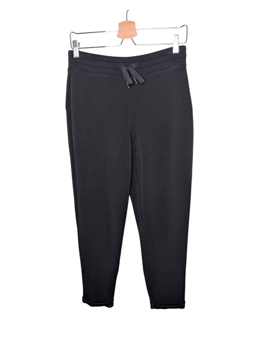 Spanx Womens Airessentials Tapered Black Jogger Pants Medium 50240r